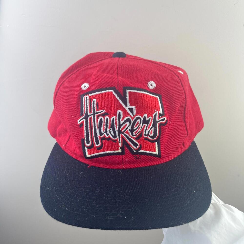 Vintage 90s Nebraska Huskers Snapback Hat Zephyr